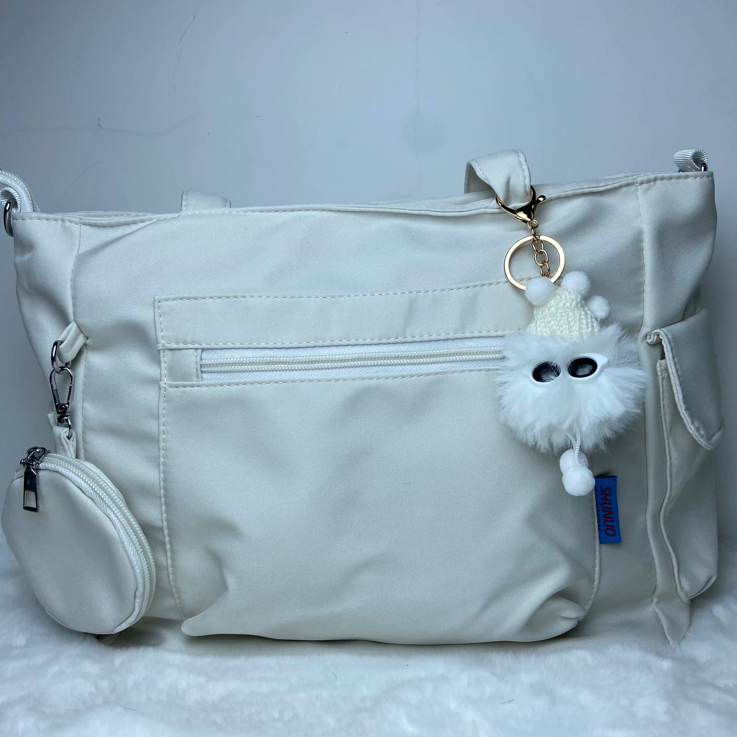 Simplicity Oxford Canvas Composite Shoulder Bag | Large Capacity Solid Color Lazy Style Commuter Tote & Crossbody Bag (Unisex) Luxegan