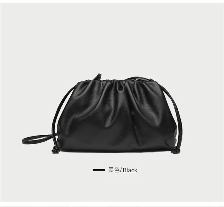 Luxury Soft PU Leather Women's Shoulder Bag | High Quality Small Crossbody Bags & Fashion Female New Handbags (Messenger Hobos) Luxegan