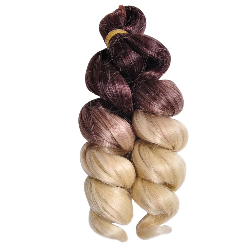 12 Inch French Curls Loose Wave Crochet Braids – Spiral Curly Synthetic Hair for Women - view 34