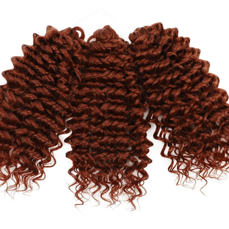 Deep Wavy Twist Crochet Hair | 14–22 Inch Luxegan