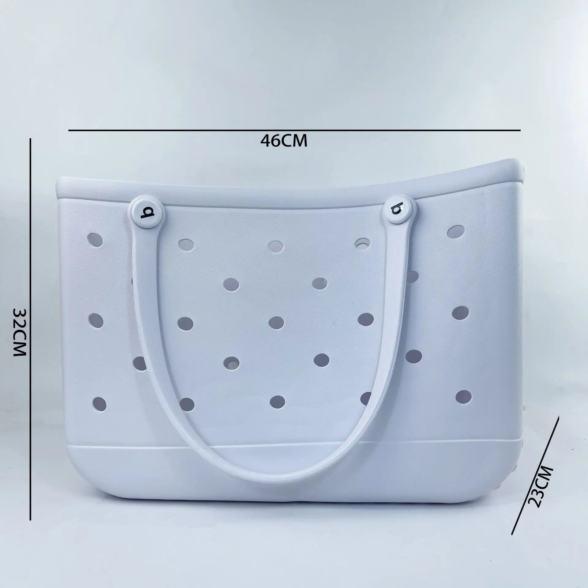 Beach EVA Bogg Bag | Rubber Waterproof Travel Tote Bag & Washable Handbag (For Sports, Beach, Market & Pool) Luxegan