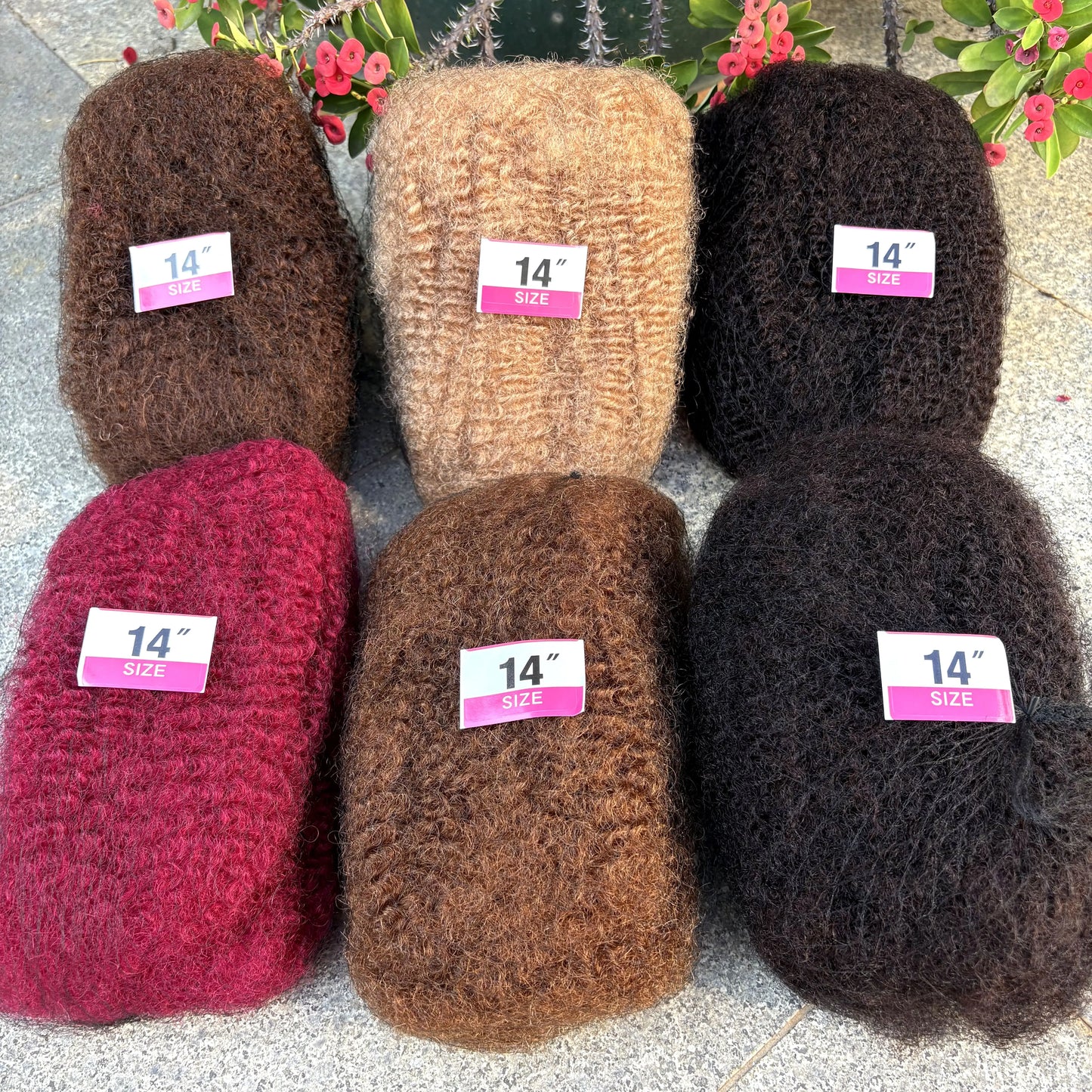 4C Afro Kinky Human Hair Bulk | Locs, Twists & Braids Extensions | 10-18in
