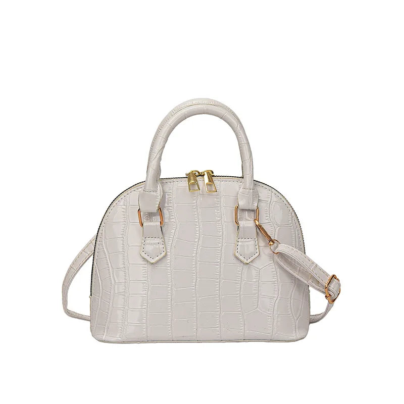 PU Crocodile Shell Bag | Soft Fashion Versatile Underarm Mini Handbag Luxegan