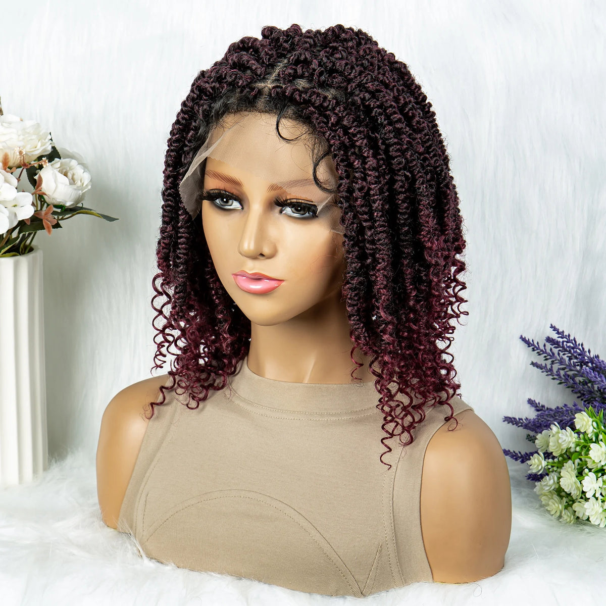 14 Inch Butterfly Locs Dreadlock Wig | Knotless | Lace Front