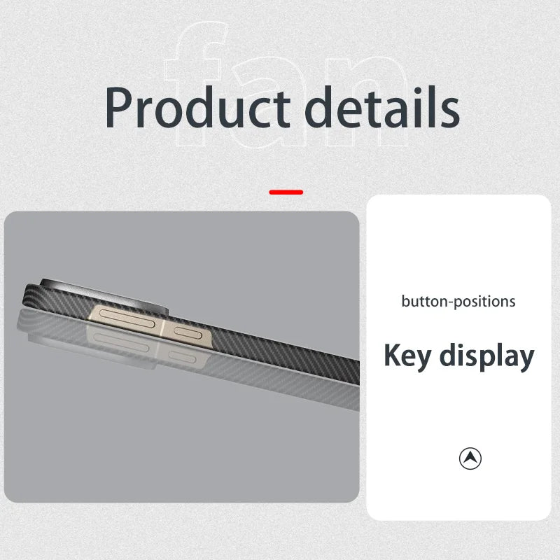 Para funda de teléfono OnePlus 15 de fibra de aramida Kevlar, carcasa dura de fibra de carbono ultradelgada y ligera, cubierta protectora magnética para negocios