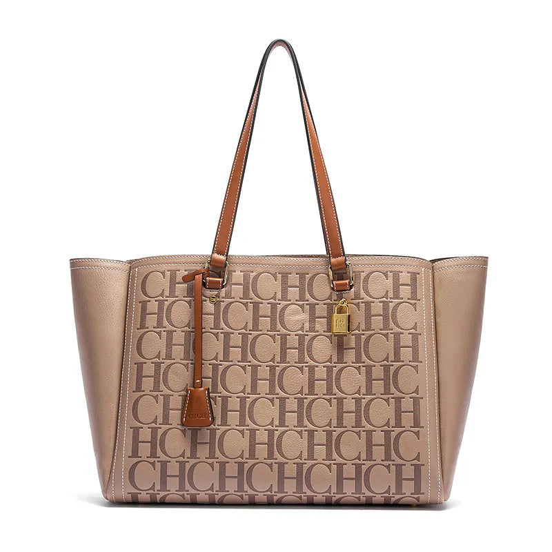 New Embossed Handbag | Large Capacity Commuter Bag for Women's Travel (Stylish & Spacious Tote) Luxegan