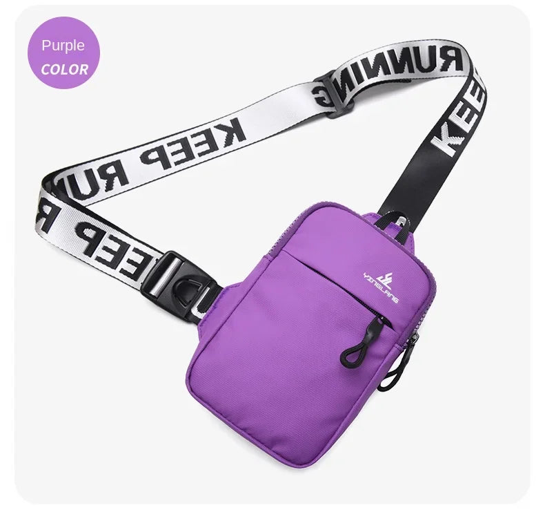 Small Chest Bag & Mobile Phone Bag | Outdoor Sports Mini Fashion Shoulder & Messenger Bag (Unisex Gift) Luxegan
