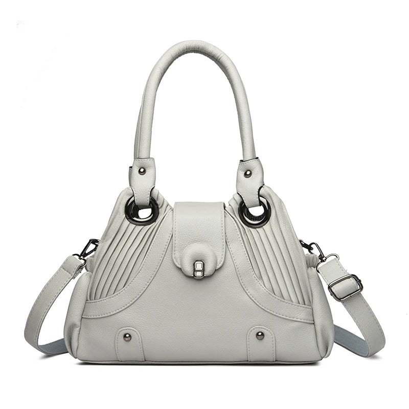 Fashion Women Luxury Handbags | Ladies Designer Large Capacity Tote | Soft Leather Crossbody Messenger Bag Luxegan