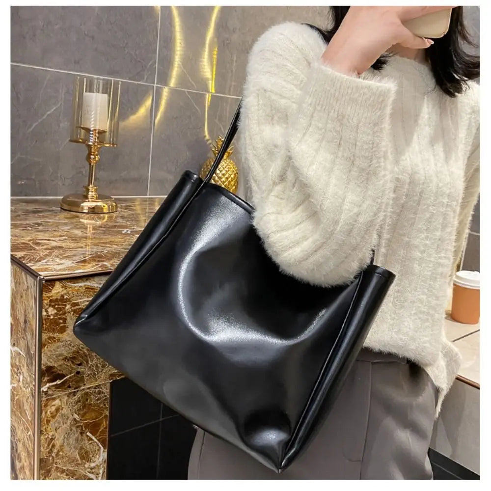 Fashion Tote Bag Temperament Western Style | Large Capacity Shoulder Bag | Casual Shopping Bag Luxury Designer Handbag Messenger Bag Luxegan