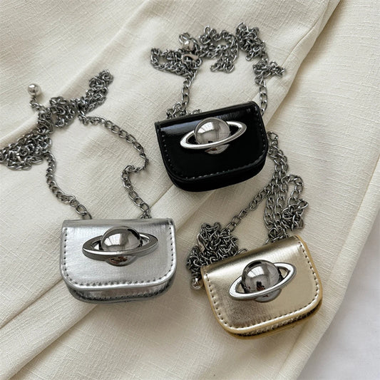 Mini Decor Coin Purses | PU Leather Novelty Chain Bag & Small Waist Bag Luxegan
