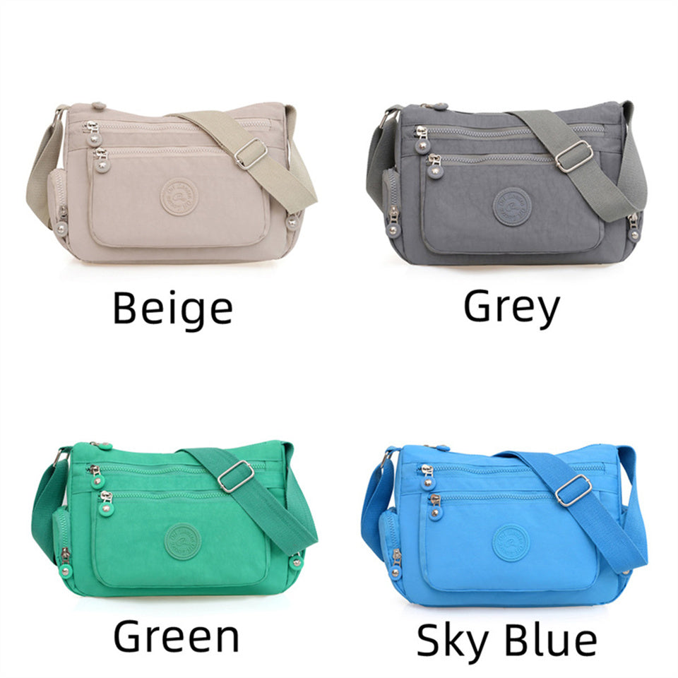 Women’s Leisure Oxford Crossbody Bag | Lightweight Waterproof Shoulder Handbag | Simple Fashion Versatile "Pillow" Bag for Travel & Parties Luxegan