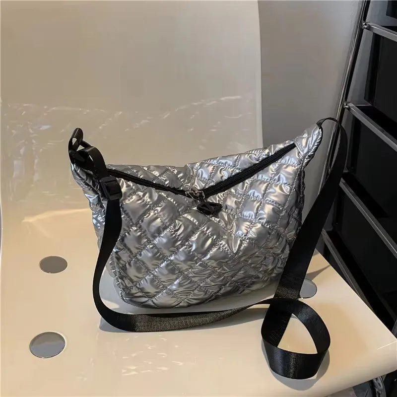 Space Cotton Shoulder Bag | Fashion Square Bag & Crossbody Bag Luxegan