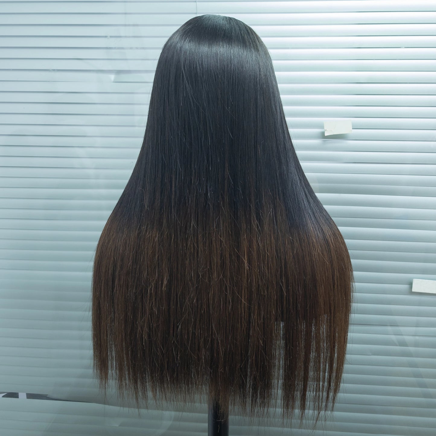 300% Density Vietnamese Raw Human Hair Bob Wigs 2x6 HD Lace Closure Bone Straight Bob Wigs Chocolate Brown 1BT4 Short Bob Wigs