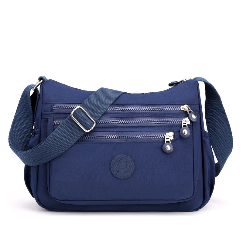 Waterproof Nylon Messenger Bag | Fashion Satchel Shoulder & Crossbody Luxegan