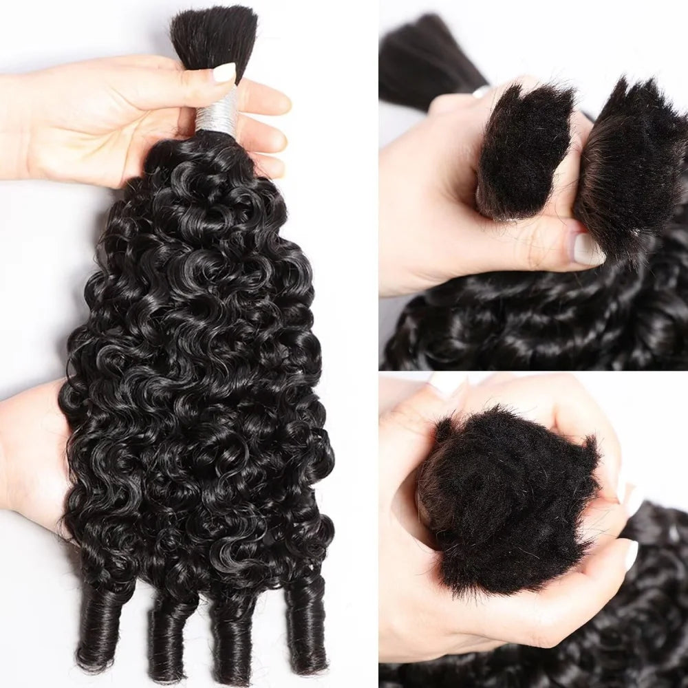 Curly Braiding Hair Extensions | No-Weft Boho Braid Hair Luxegan