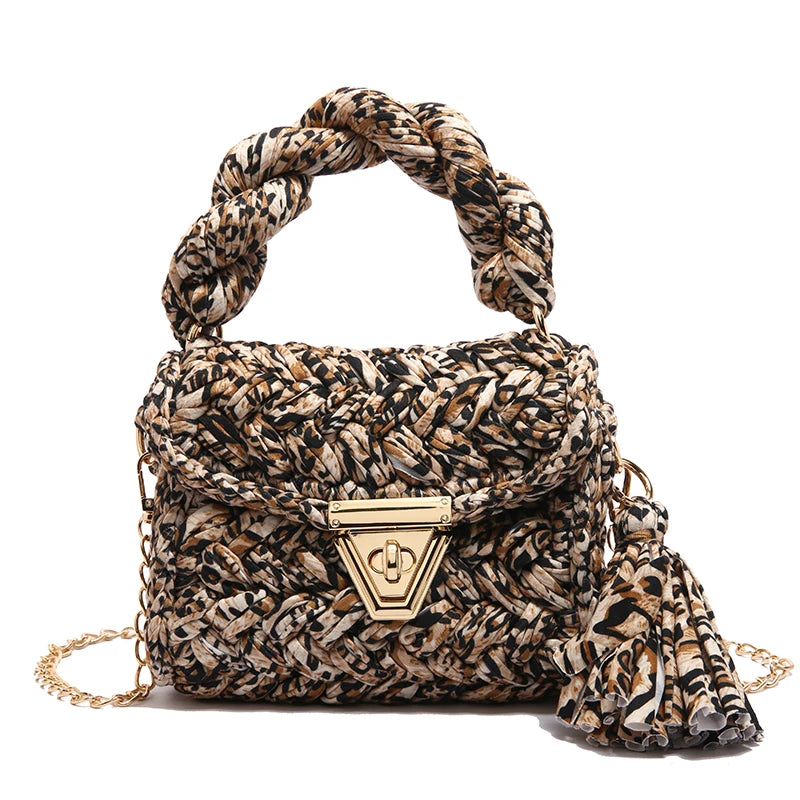 Soft Leopard Print Hasp Tote | Fashionable Casual Handbag Luxegan