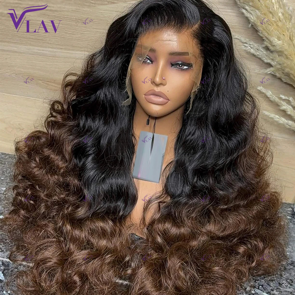 400 Density Glueless Wigs Human Hair Bouncy Curly Super Double Drawn 360/13×6/ 13×4 HD Lace Frontal Wigs Preplucked P1B/4 Color