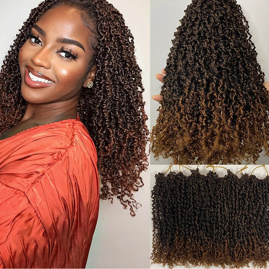 Yanky Twist Crochet Hair | Pre-Looped Senegalese Twist | 8 & 12 Inch | 30 Strands/Pack Luxegan