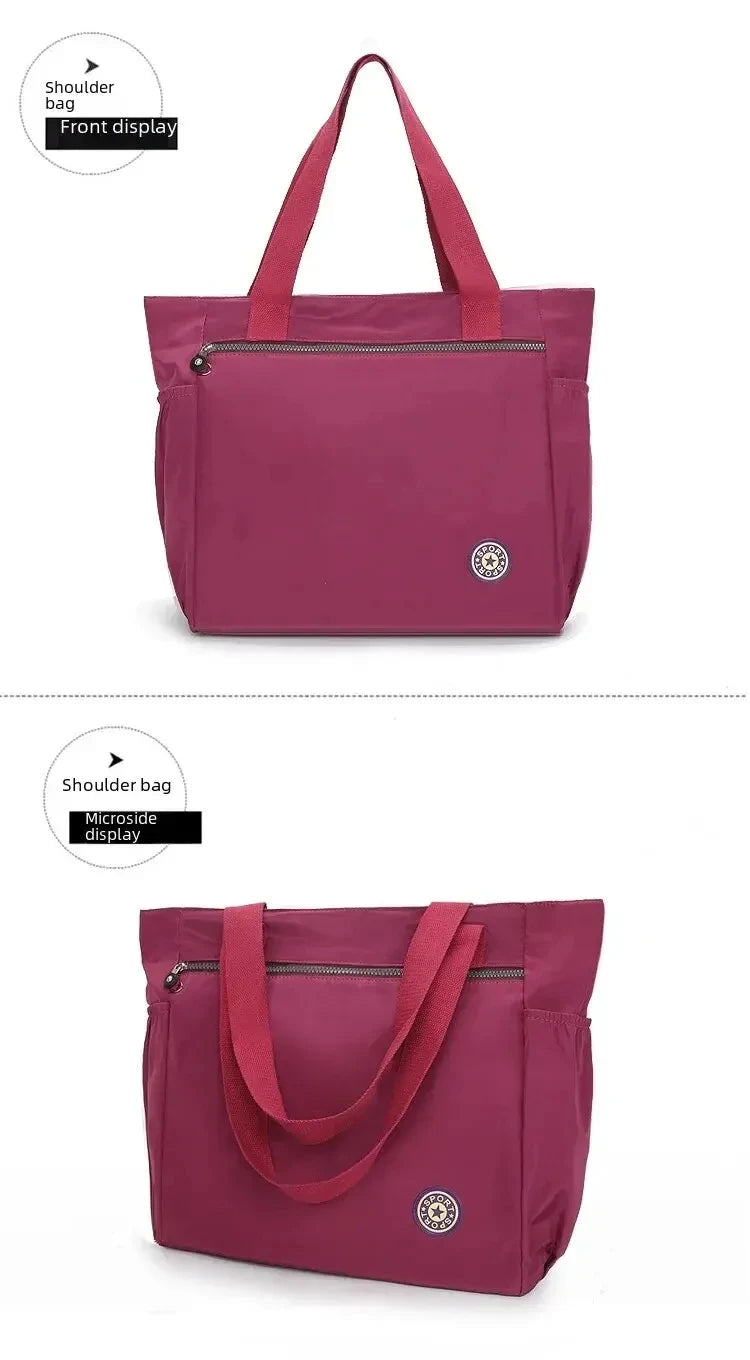 Bolsa de viaje Oxford impermeable de gran capacidad para mujer, bolso de hombro, valija, Bolsa De Viaje, bolsos de mujer, bolsa de compras
