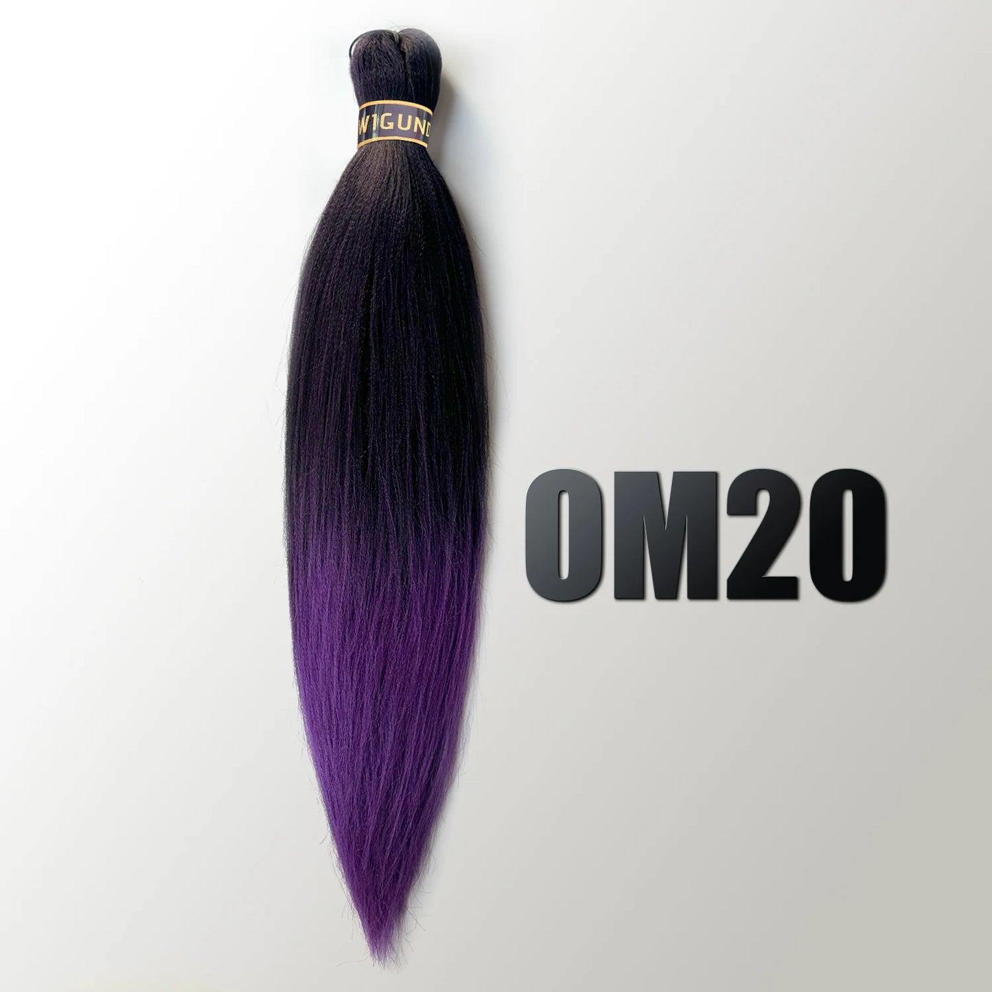 EZ Pre-Stretched Braiding Hair – Ombre Synthetic Crochet Braid Hair 26 Inch 90g Hot Water Setting - view 14