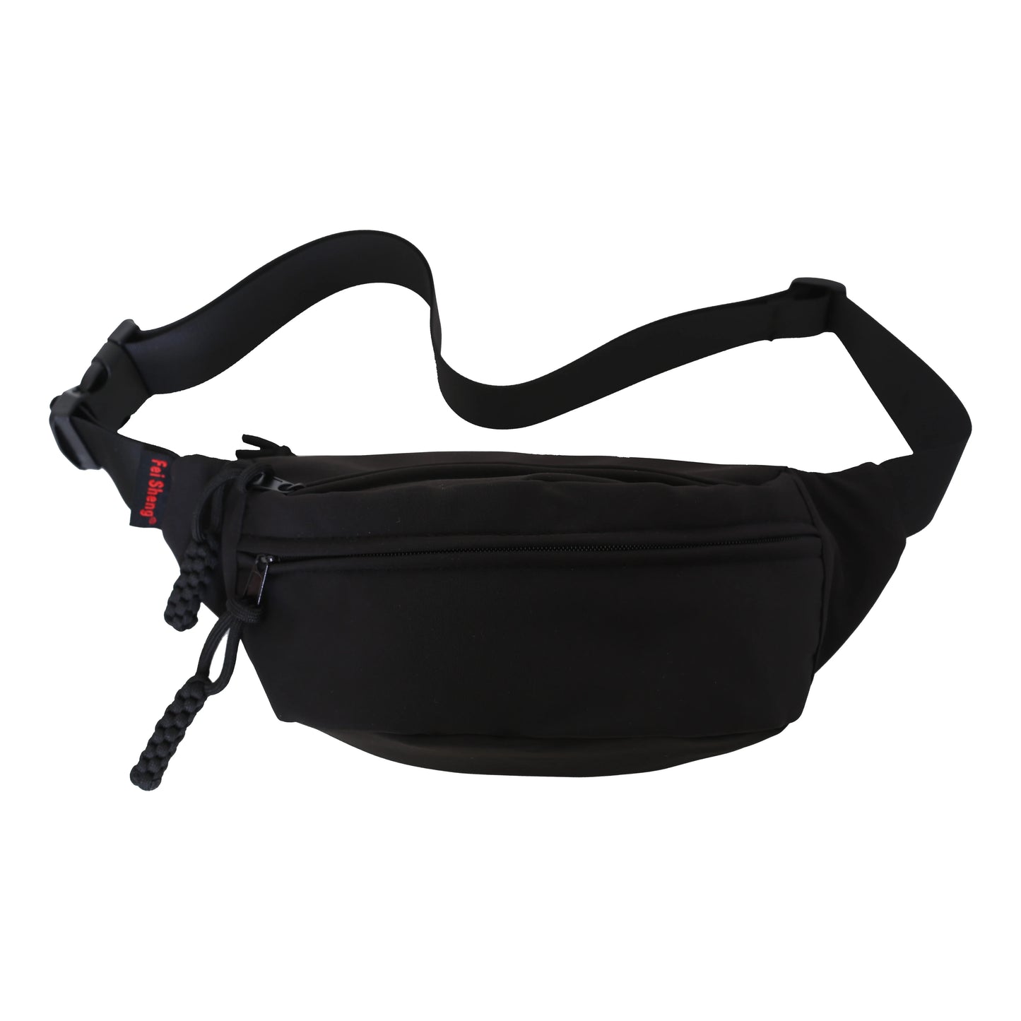 New Style Men's Chest Bag | Small Lightweight Trendy Shoulder Backpack | Premium Nylon Sports Waist Bag | Unisex Fashion Solid Color Shell-Shaped Crossbody Bag with Polyester Lining Luxegan