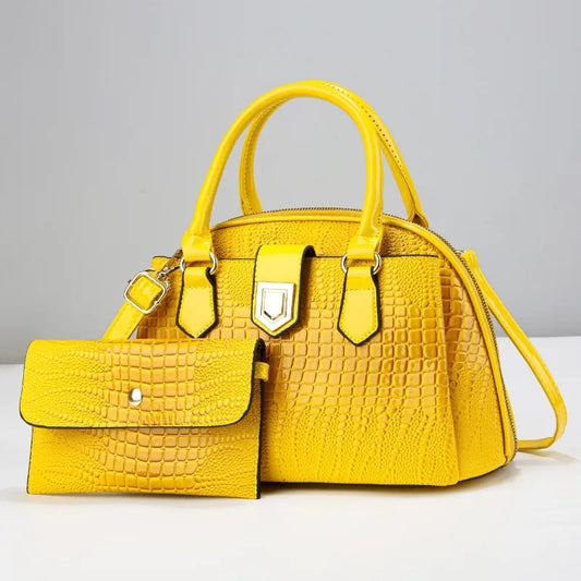 Women's Luxury Large Capacity Handbags | Brand Designer Casual Vintage Shoulder Bag & New Ladies Elegant Solid Color Tote Bags Luxegan