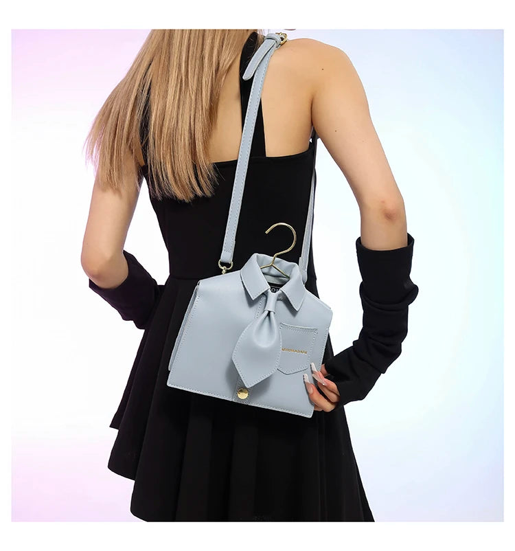 Hot Selling Creative Design PU Shoulder Bag | New Fashion Trend "Sewing Thread" Crossbody | Niche Ruched Women’s Casual Tote with Button Detail Luxegan