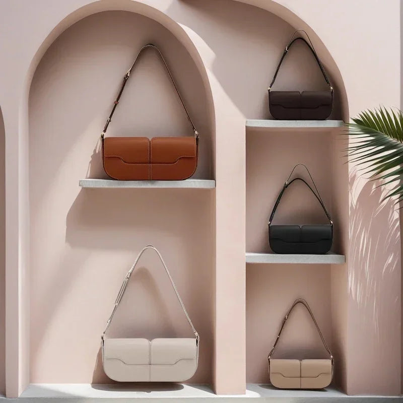 French Handbag luxury Designer Long Clutch Bag Woman Shoulder Underarm Casual French Stick Bag Shoulder Bag Commuting Handbag