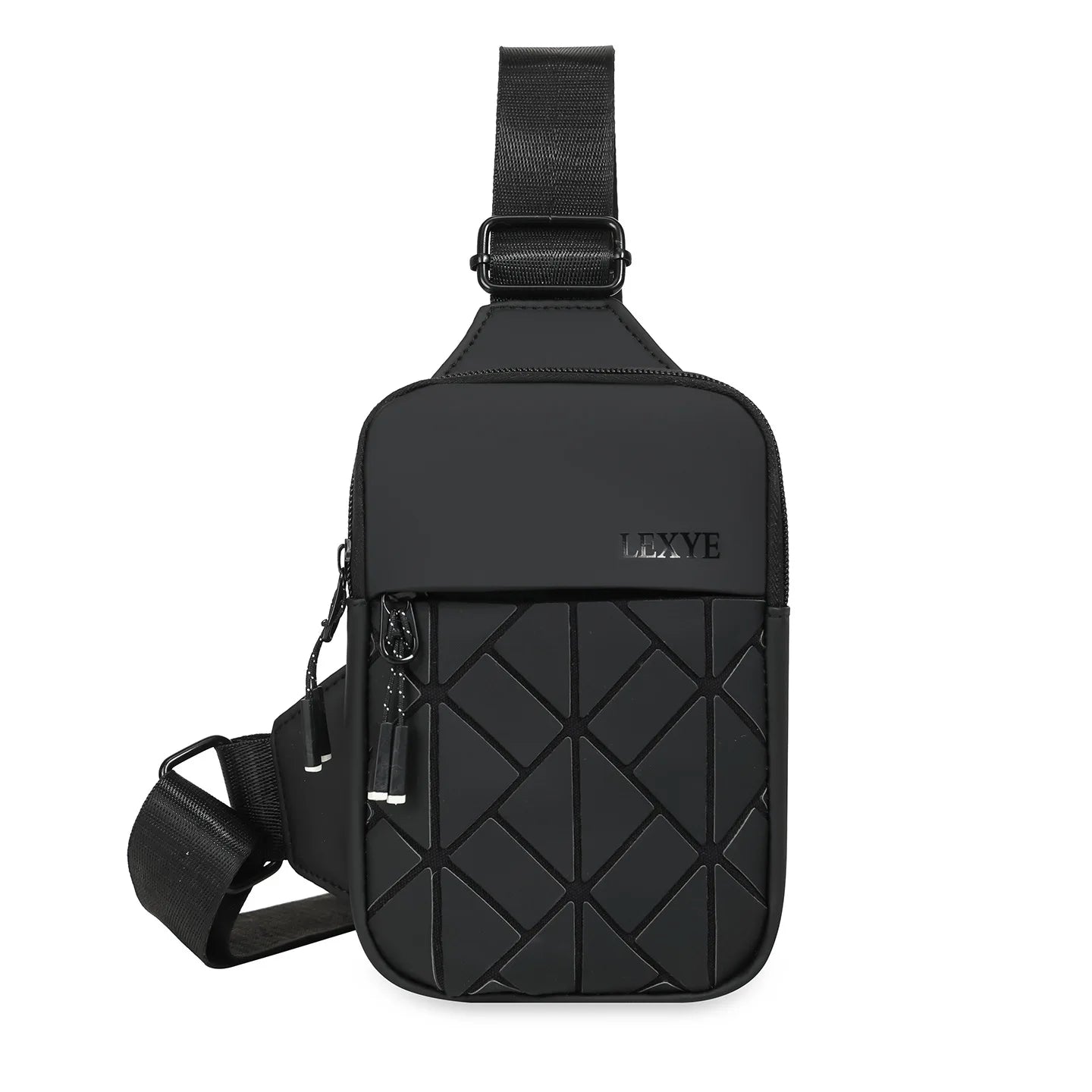 Universal Rhombus Grid Breast Bag | Sophisticated "Envelope" Silhouette | Premium Casual Fashion Mobile Phone Bag | "Dignified" High-Performance PU Crossbody for Radiant Versatile Styling Luxegan