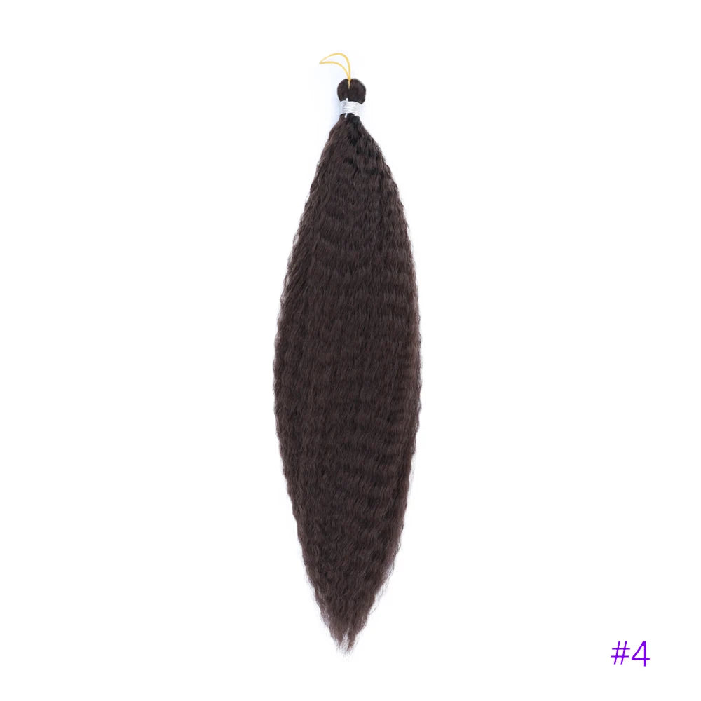 Afro Kinky Curly Synthetic Crochet Braiding Hair 18in | Kinky Curly Crochet Hair | 8 Colors Luxegan