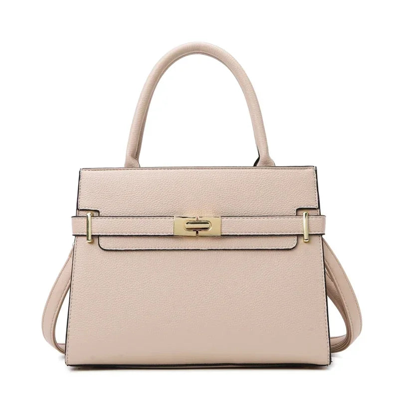 3-Piece Composite Handbag Set | Sophisticated Large Capacity Luxury Shoulder Bag | Elegant Crossbody Purse & Small Coin Pouch | "Dignified" Sequined PU Leather Set for Versatile Daily Fashion Luxegan
