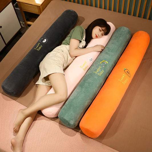 Rectangular Multi-functional Sleep Support Cushion | Sophisticated "Column Bolster" Silhouette | Elegant Pregnancy & Side Sleeper Pillow | "Dignified" High-Performance Bed Reading Essential for Radiant Versatile Styling Luxegan