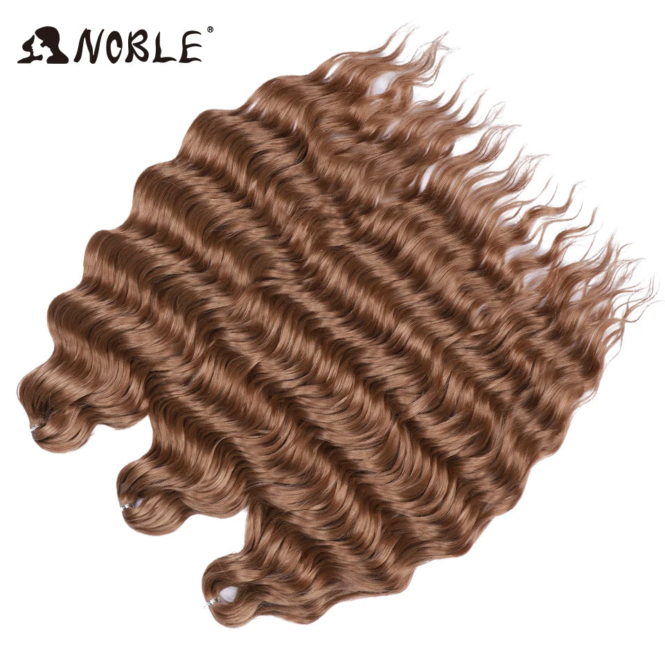 Synthetic Anna Curl Water Wave Crochet Braiding Hair – 24 Inch | 300g | 60 Strands | 88 Ombre & - view 83