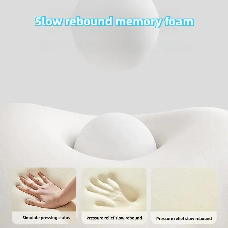 Multifunctional Prone Sleeping Pillow | Sophisticated "Ergonomic Lie-Down" Silhouette | Elegant Machine Washable & Hypoallergenic Bed Cushion | "Dignified" High-Performance Memory Foam Essential for Radiant Versatile Styling Luxegan