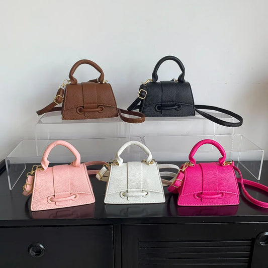 New Fashion Women's Bag | High-Quality PU Leather Shoulder & Crossbody Bag (Small Square Bag) Luxegan