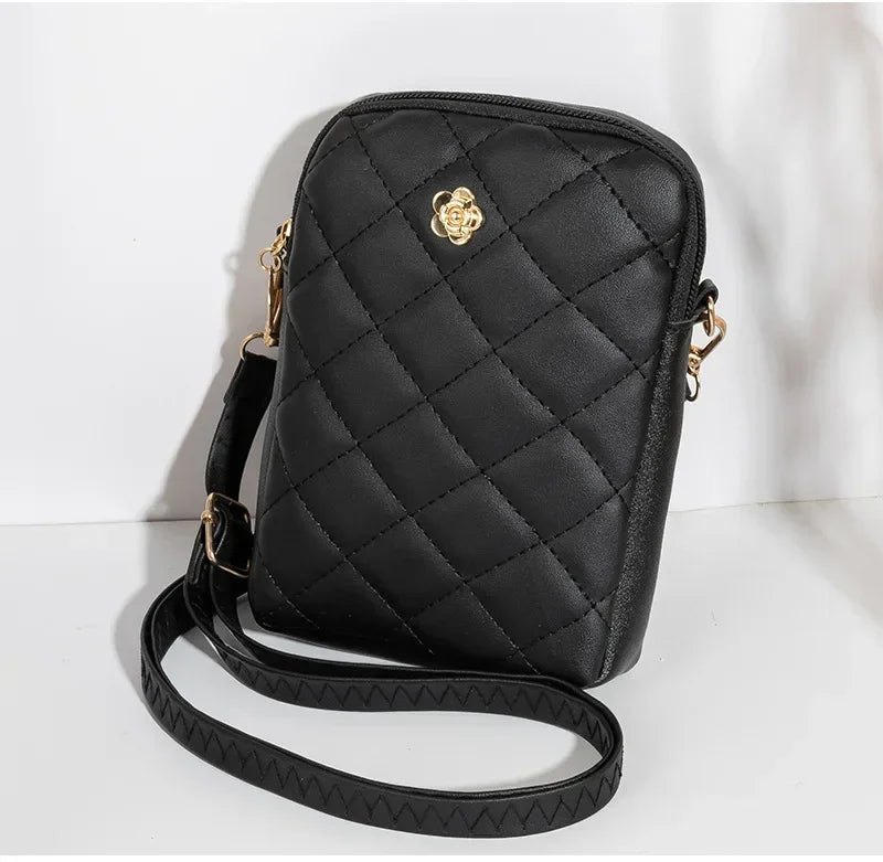 New PU Crossbody Bag | Simple Handbag, Mini Cell Phone Bag & Summer Small Square Bag Luxegan