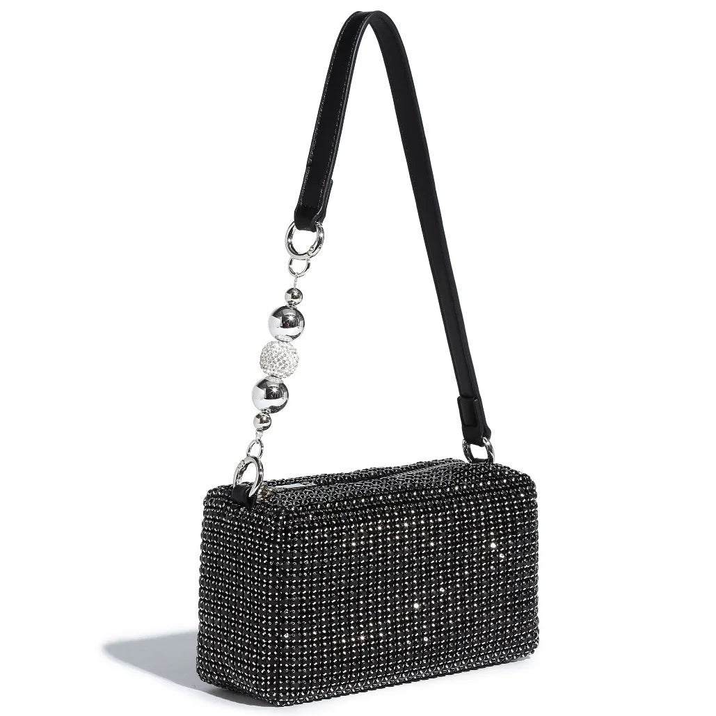 Sparkly Rhinestone Clutch | Elegant Party & Daily Crossbody Luxegan