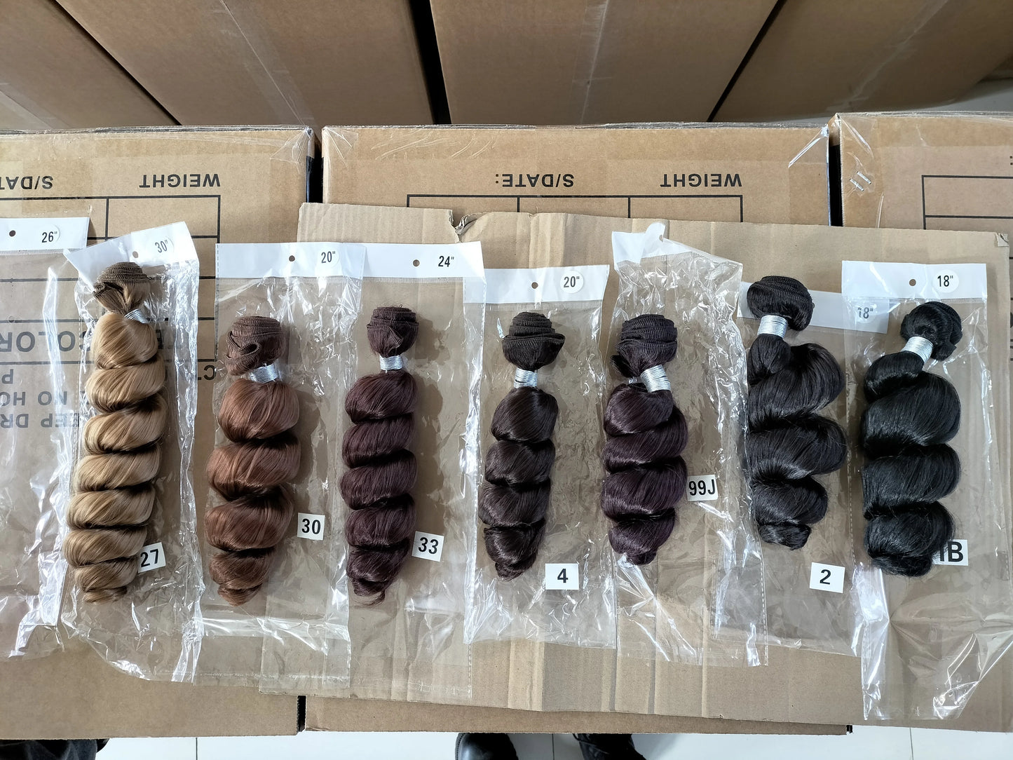 Loose Wave Hair Weave Bundles – Heat Resistant Synthetic Hair Extensions 18" to 24" Luxegan
