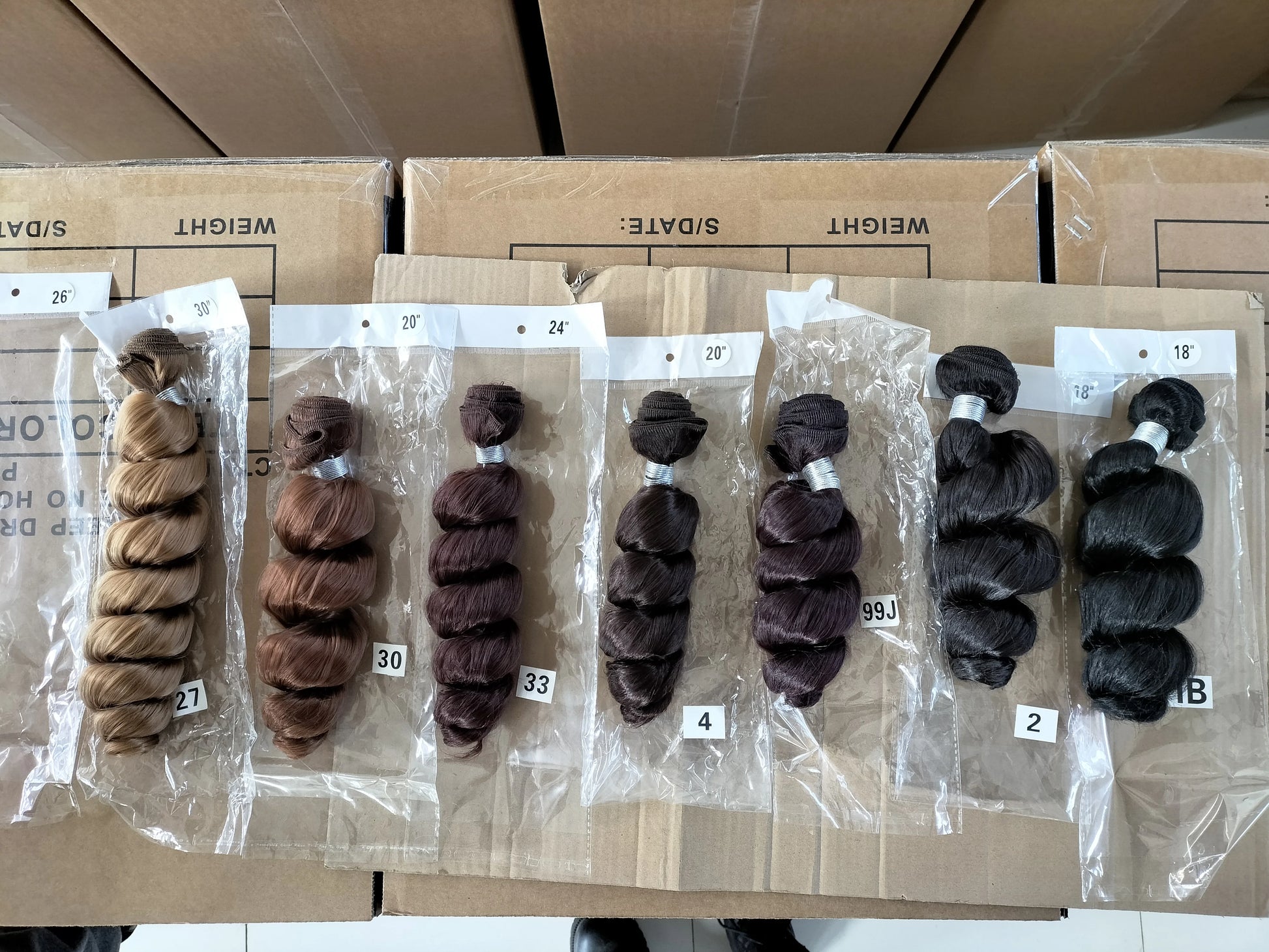 Loose Wave Hair Weave Bundles – Heat Resistant Synthetic Hair Extensions 18" to 24" Luxegan