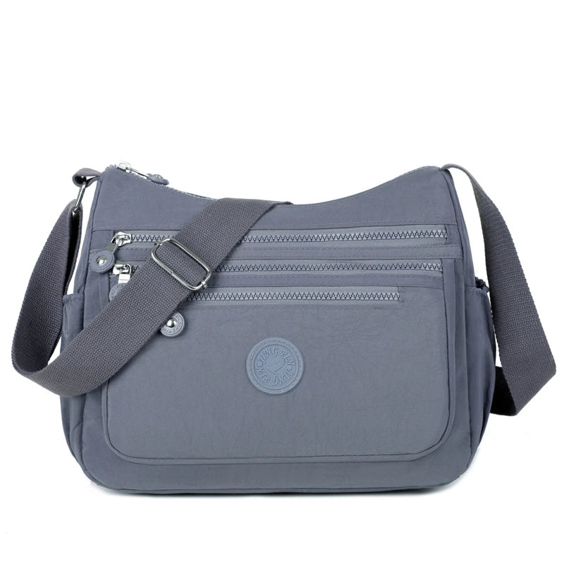 Waterproof Nylon Messenger Bag | Fashion Satchel Shoulder & Crossbody Luxegan