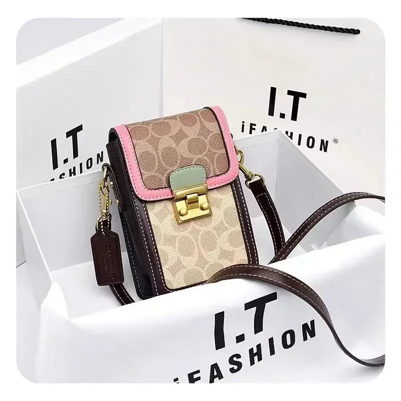 Luxury Replica Mini Circular Crossbody Tote | Patent Leather Designer Bag Luxegan