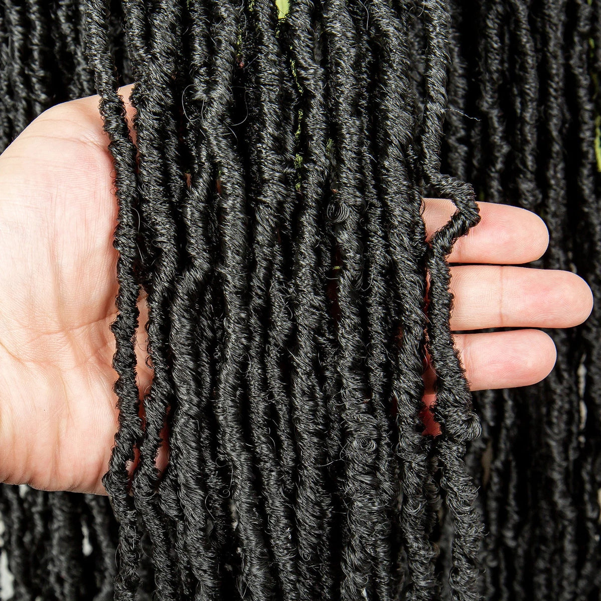 Super Long 36 Inches Synthetic Full Lace Dreadlock Box Braided Wigs for Afro Black Women Black Knotless Braiding Wigs Luxegan