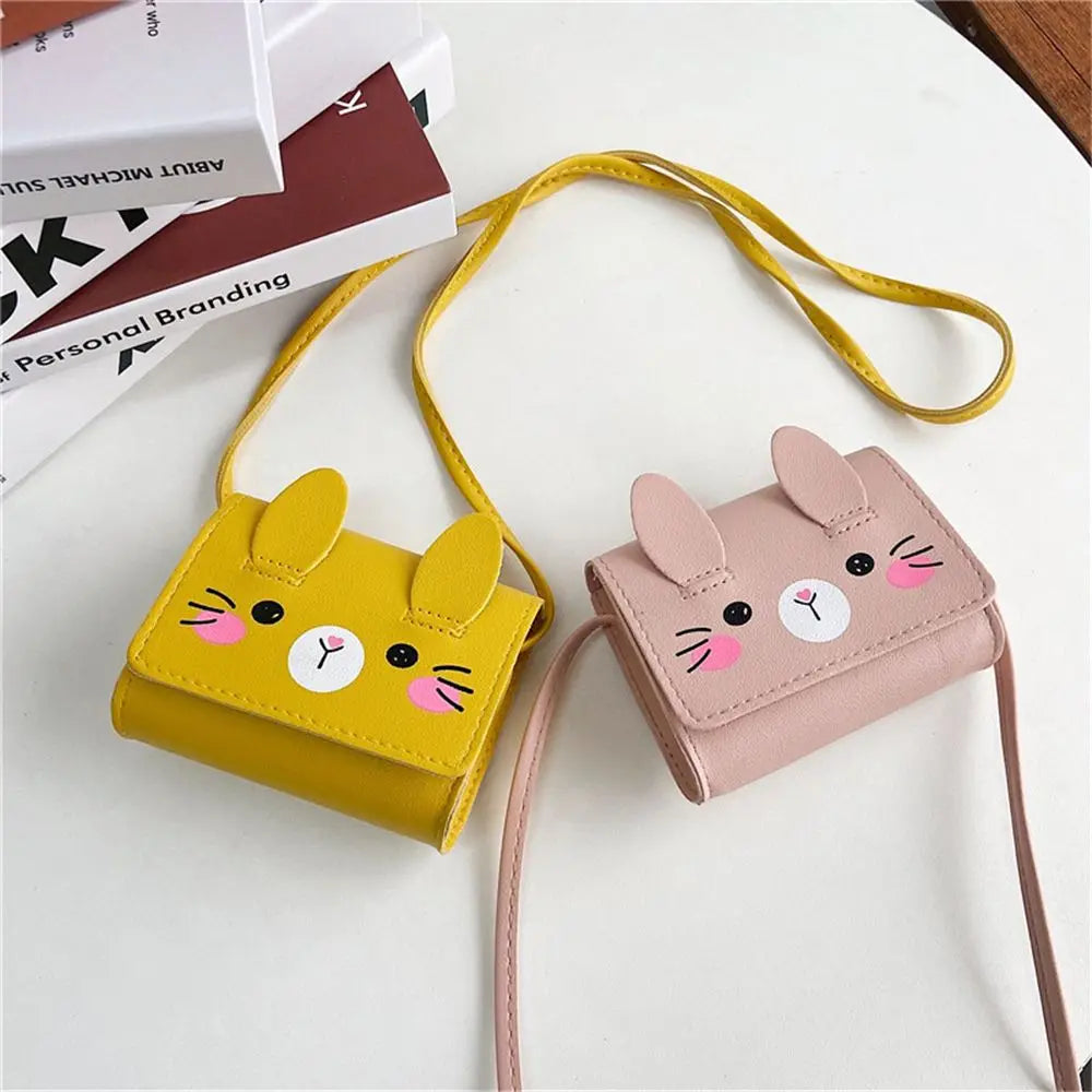 Children's Accessories Small Shoulder Bag | Cute Rabbit Baby Girls Small Crossbody Bags & Cartoon Kids Boys Mini Coin Purse Handbags Luxegan
