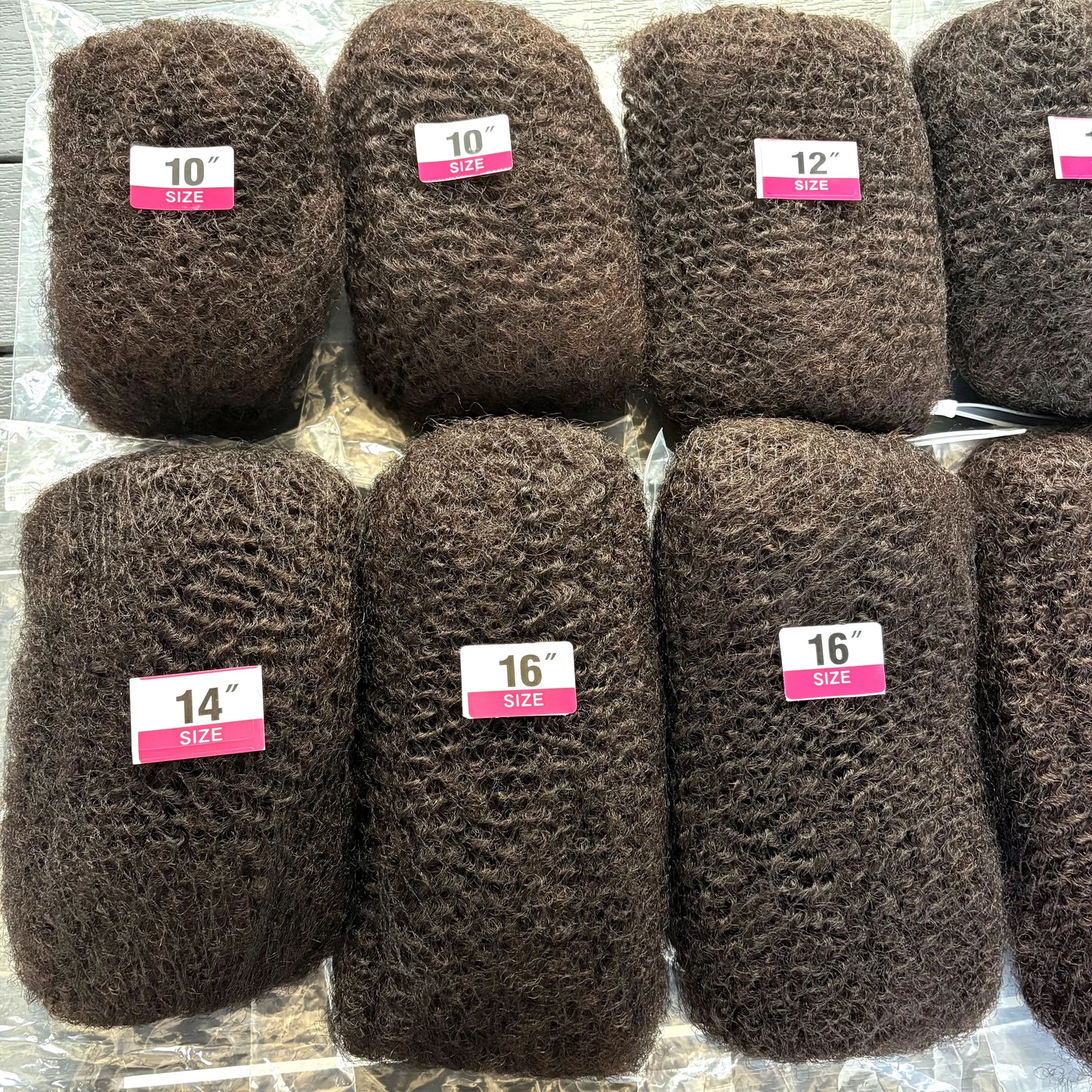 4C Afro Kinky Human Hair Bulk | Locs, Twists & Braids Extensions | 10-18in