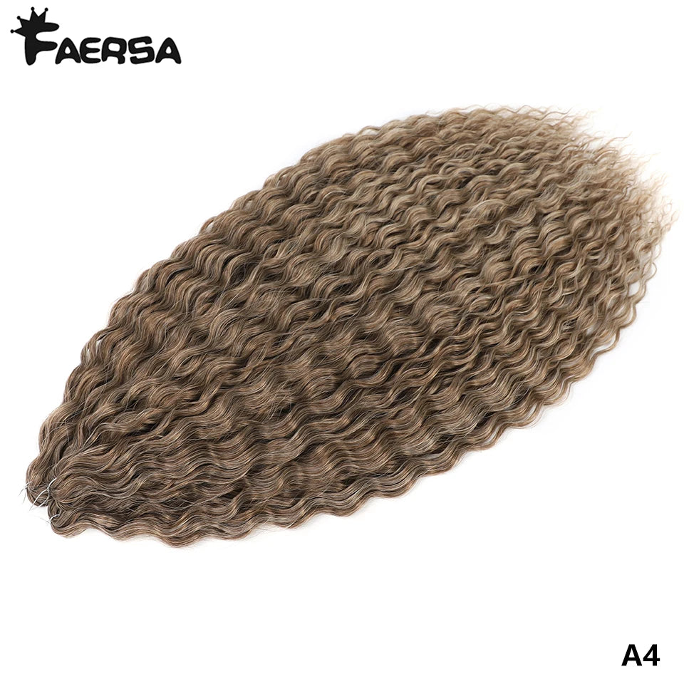 Water Wave Synthetic Crochet Hair | 22–30 Inch