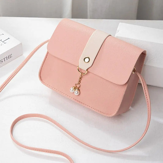 Fashion Small Square Bag | Genuine Leather Mini Crossbody Bag for Women | Trendy Girls' Summer Travel Purse | Casual Tote Style Mini Handbag Luxegan