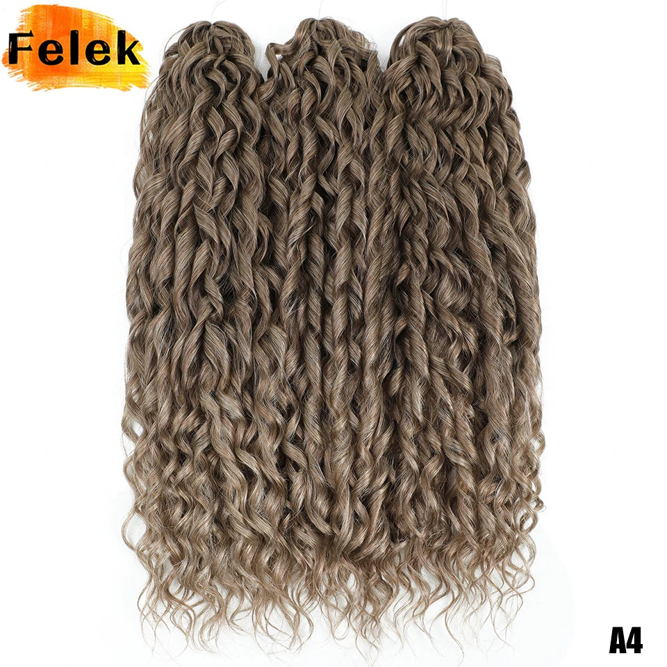 Jessica Hair Deep Wavy Twist Crochet Hair 22 Inch | 100G | 54 Colors | 3 Packs/Lot
