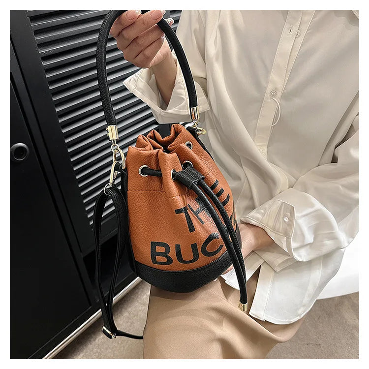 New Fashion Women's Bucket Bag Trend | Brand Casual Versatile Shoulder Bag & High-end Classic Crossbody Bag (Designer Luxury Handbag) Luxegan