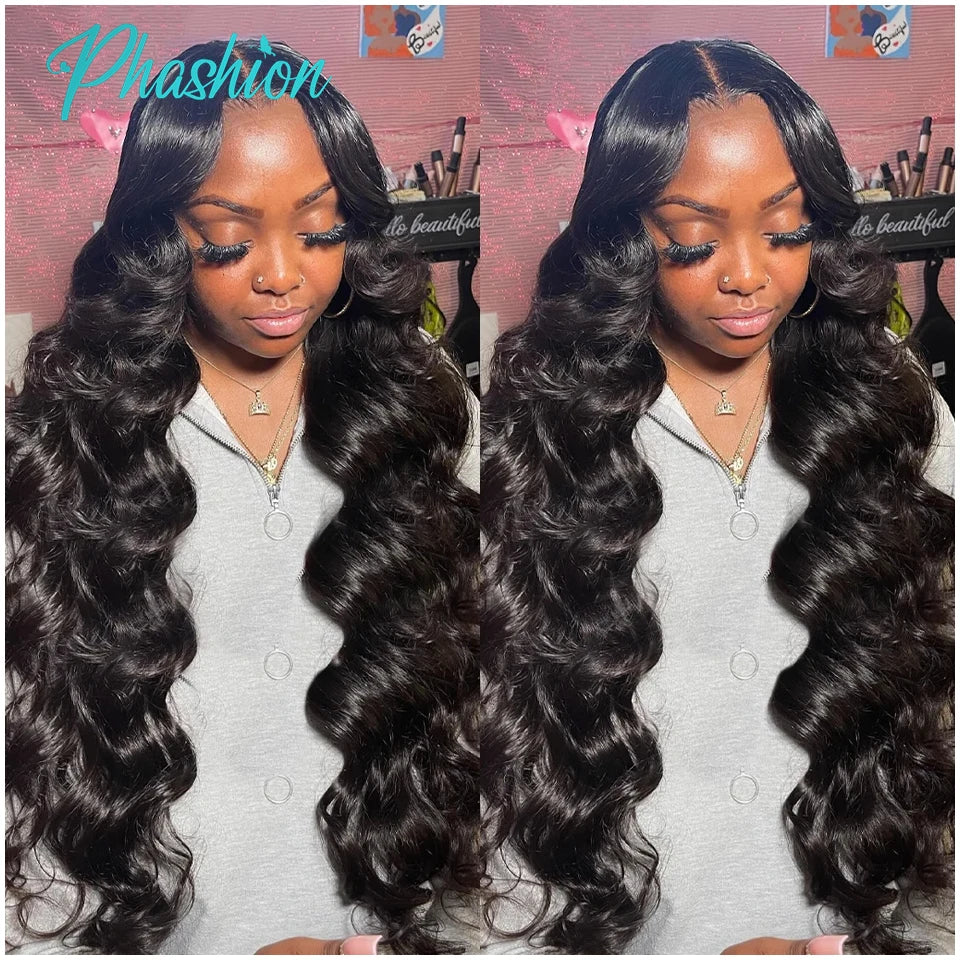 Phashion Body Human Hair Bundles 1/3 Pcs/Lot 30 32 Inch 100% Remy Hair Extensions For Black Women Brazilian Weave Natural Color