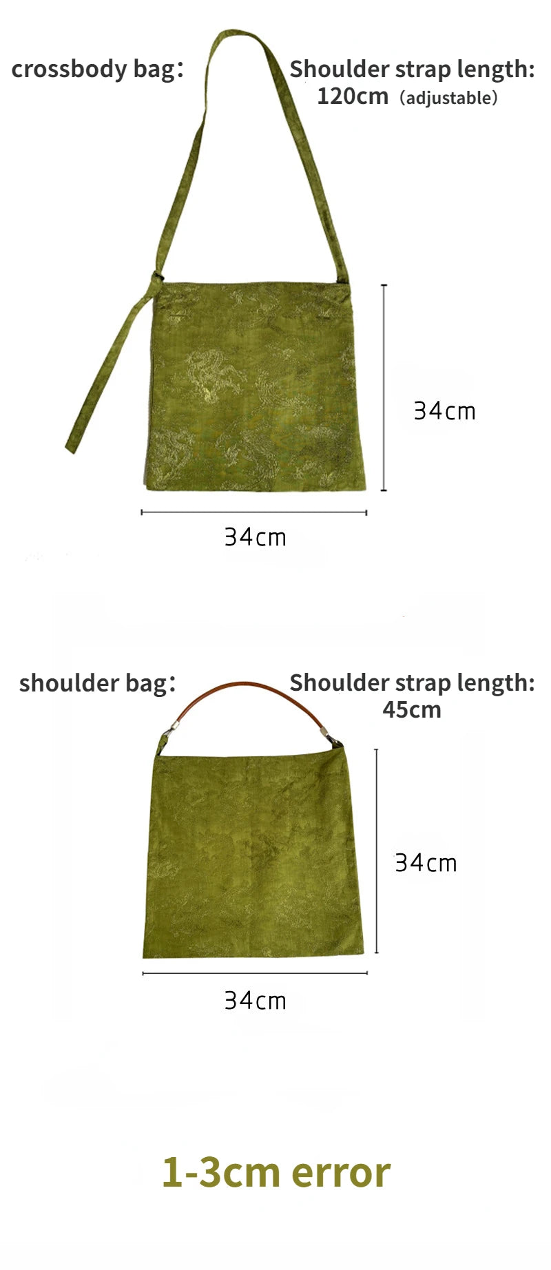 Vintage Jacquard Women’s Shoulder Bag | Luxury Designer Underarm Bag | Large Capacity Crossbody - view 6